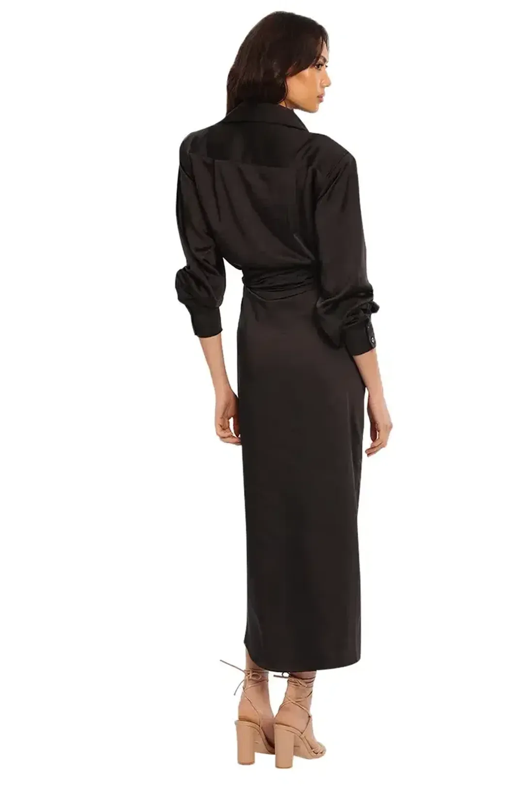Ronny Kobo Bernice Dress in Black Size 6 for rent on The Volte - main image