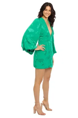 Rat and Boa Isabella Dress in Green Size 12 for rent on The Volte - image 2