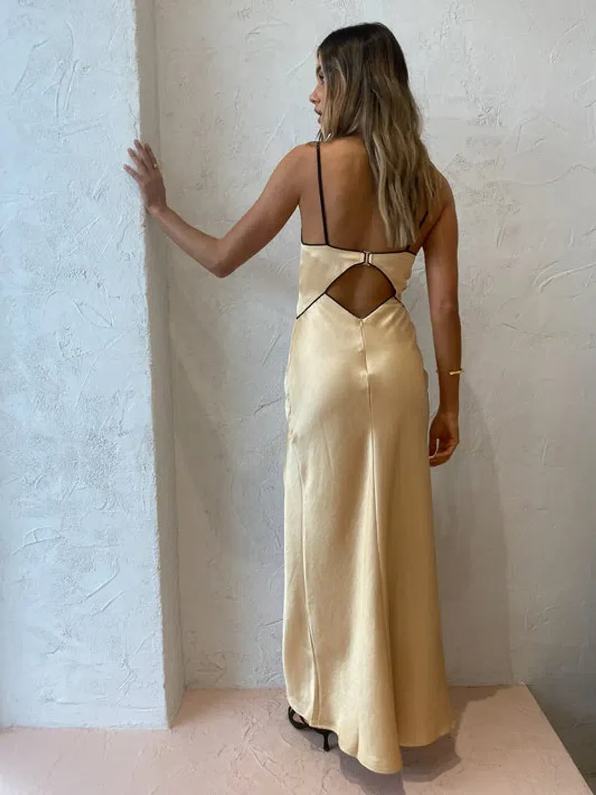 Bec & Bridge Hazel Maxi Dress in Yellow Size 8 - Image 2