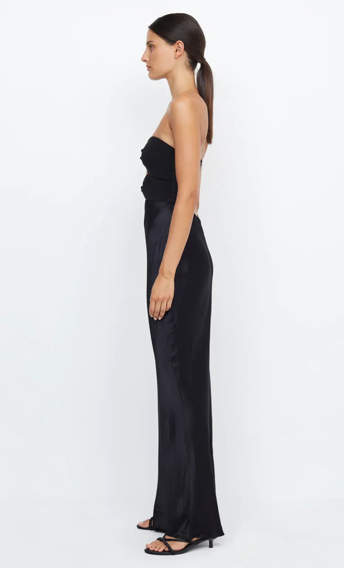 Bec & Bridge Halle Strapless Dress Black Size AU 8 - Image 2