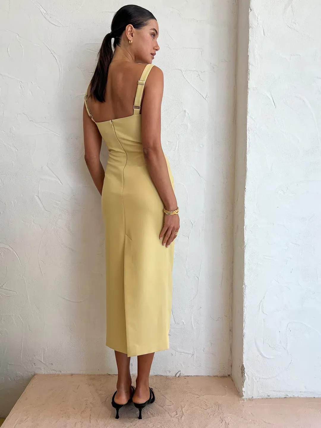 Camilla and Marc Brixton Dress Mustard Yellow Size XS / AU 6 for rent on The Volte - main image