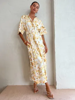 Significant Other Maia Midi Dress Floral Size 10 for rent on The Volte - image 2