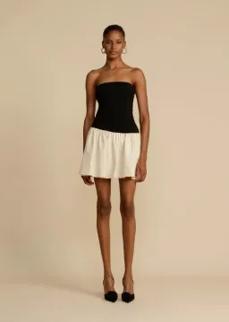 Arcina Ori Celine Mini Dress Black/White Size XS / AU 6 for rent on The Volte - image 2