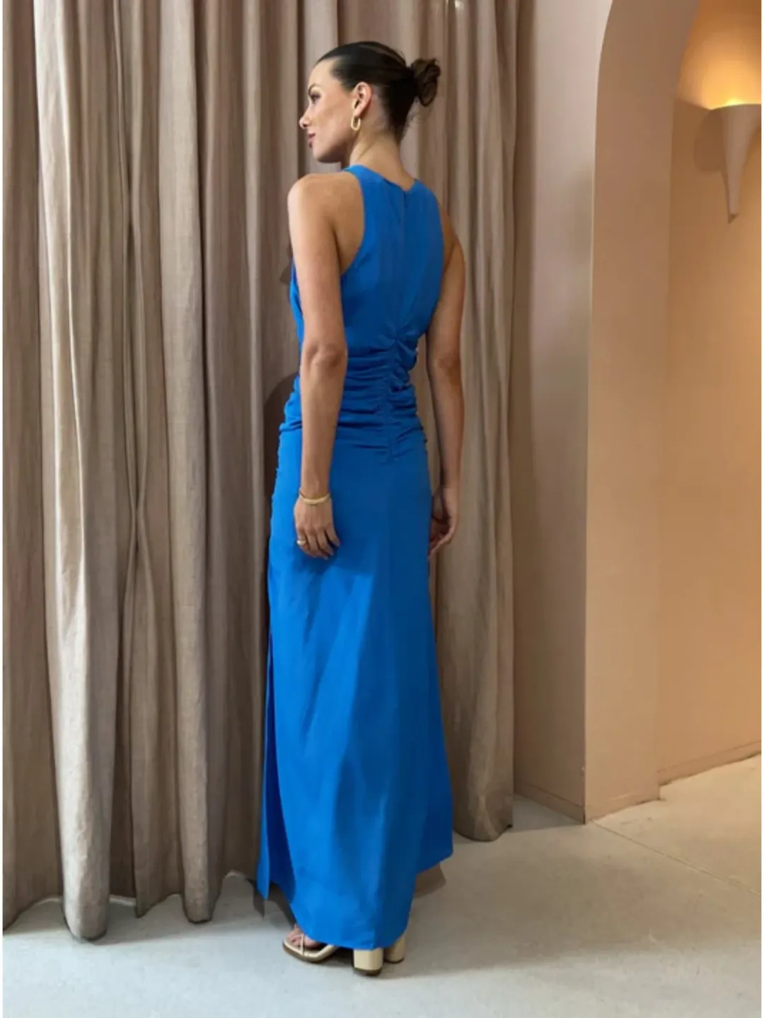 Magali Pascal Kimbie Dress in Blue Size M / AU 10 for rent on The Volte - main image