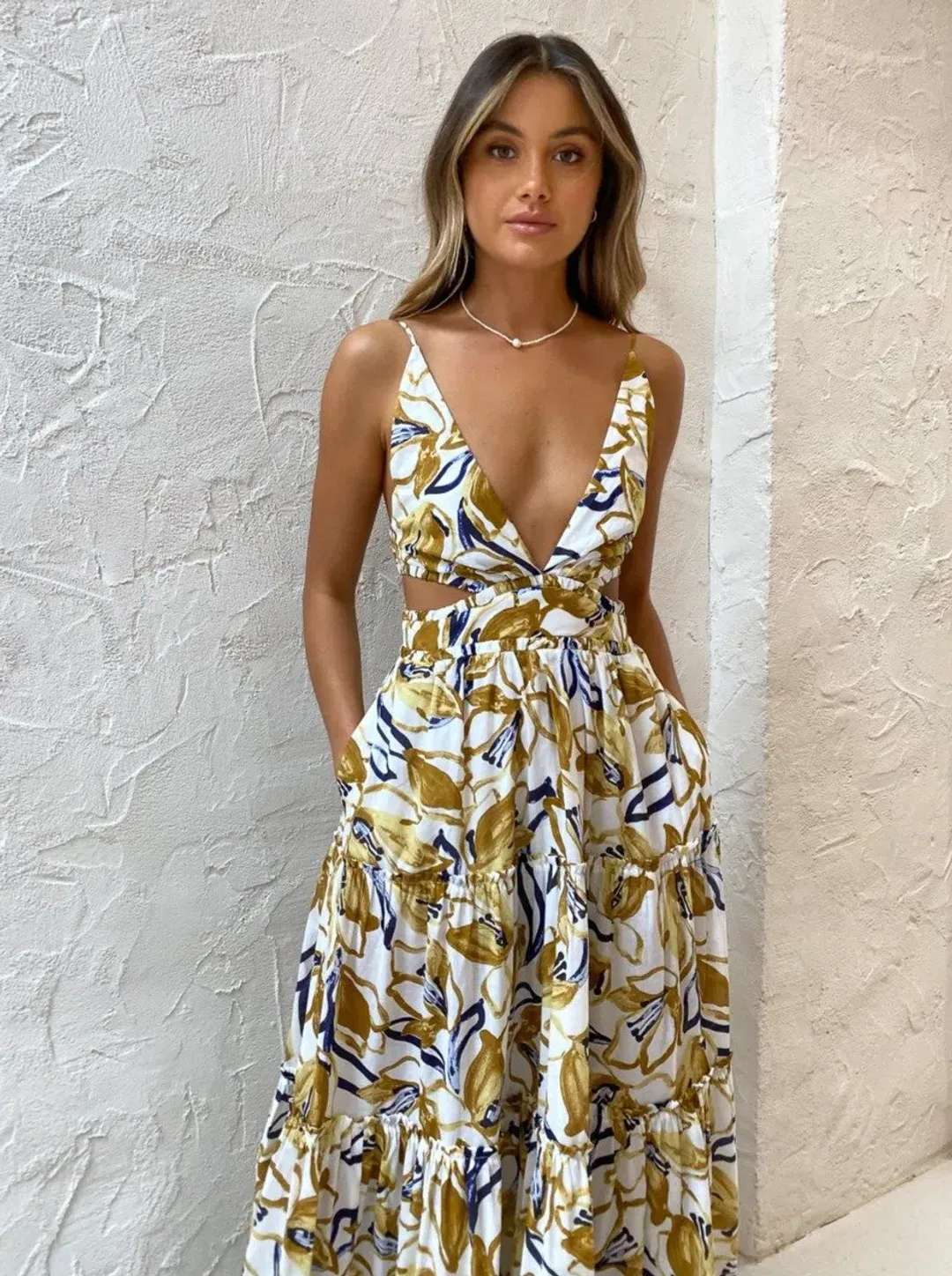 Bec & Bridge Eugenie Maxi Dress in Print Size AU 14 for rent on The Volte - main image