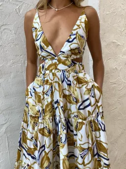 Bec & Bridge Eugenie Maxi Dress in Print Size AU 14 for rent on The Volte - image 3