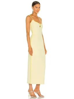 Paris Georgia Marlo Midi Dress Yellow Size S/ AU 8 for rent on The Volte - image 2