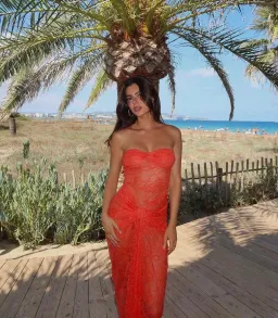 Natalie Rolt Naomi Dress Tangerine Size 1 / AU 8 for rent on The Volte - image 1