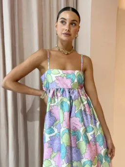 Alemais Luella Midi Dress Floral Size AU 10 for rent on The Volte - image 2