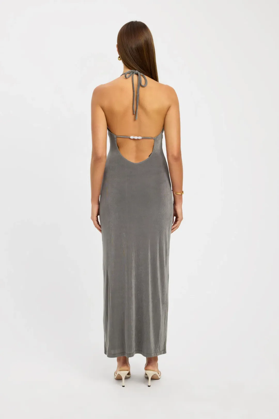 Kookai Selena Midi Dress Sicilian Green Size 8 for rent on The Volte - main image