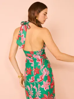 Ownley Kara Midi Dress In Pineapple Print Size S / AU 8 for rent on The Volte - image 3