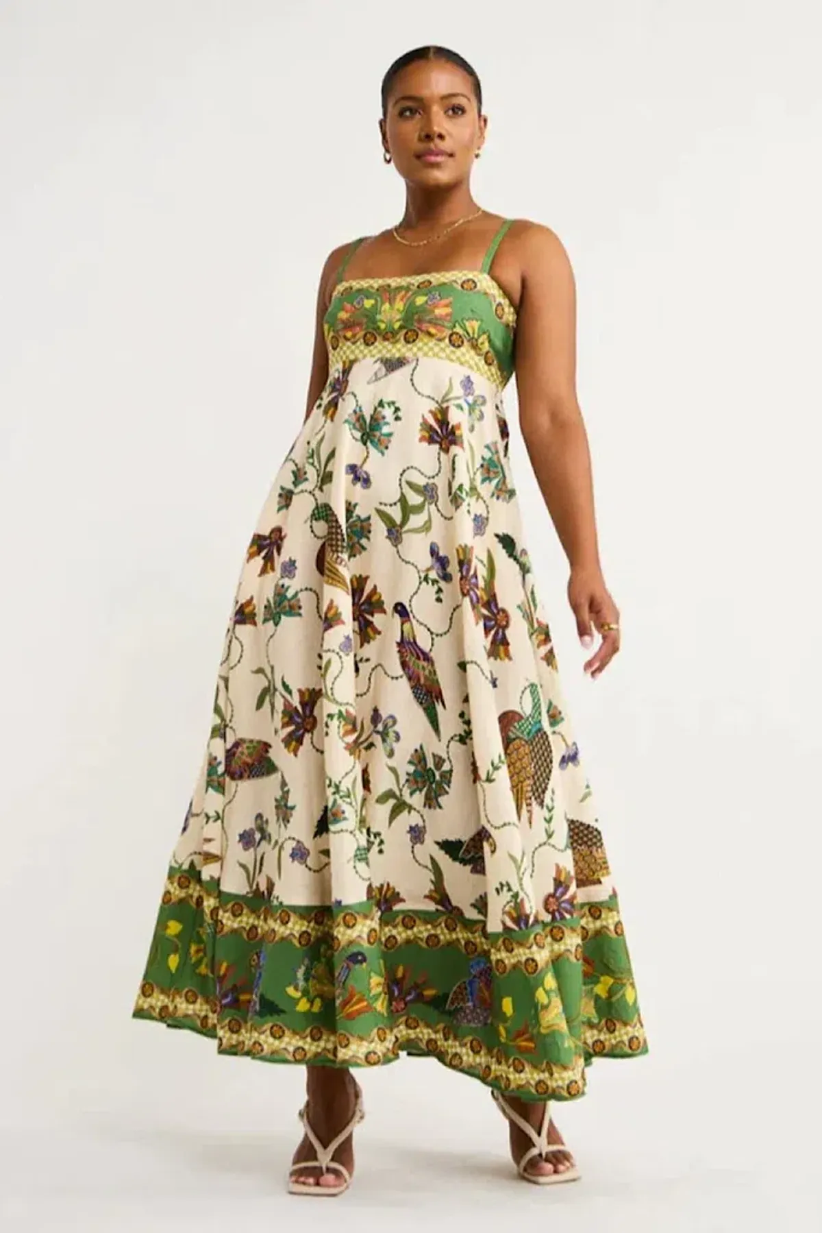 Alemais Birdie Sundress In Multi Size 12 - Image 4