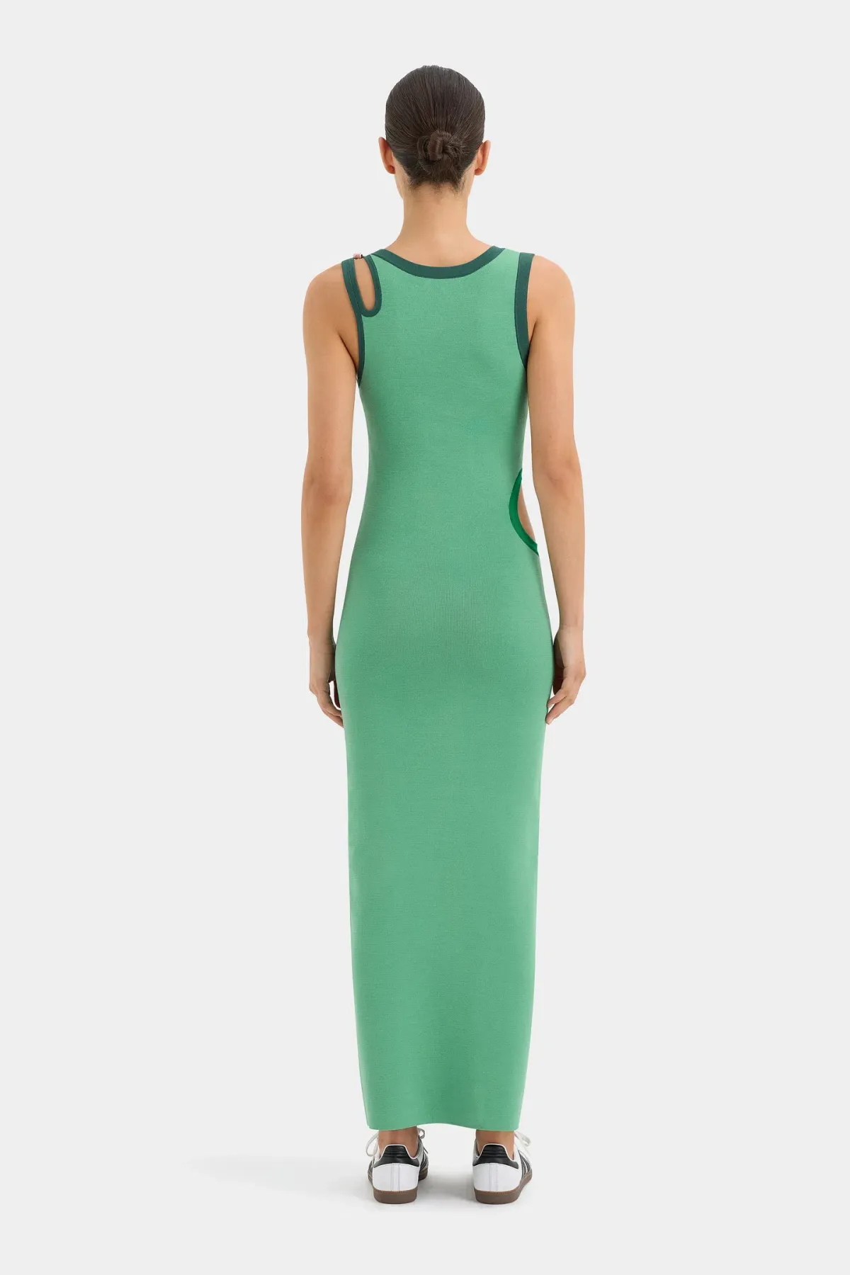 Sir the Label Salvador Cut Out Midi Dress Emerald Size 8 - Image 3
