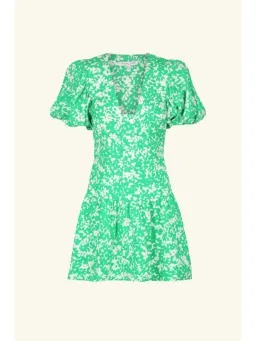 Shona Joy Plunged Short Sleeve Mini Dress Arosa Size AU 10 for rent on The Volte - image 4
