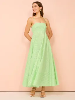 Aston Studio Rue Dress Lime Stripe Size AU 10 for rent on The Volte - image 1