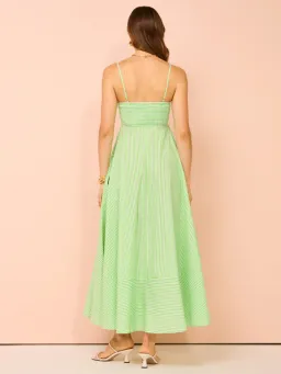 Aston Studio Rue Dress Lime Stripe Size AU 10 for rent on The Volte - image 3