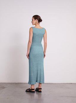 Anna Quan Dido Dress Blue Size 6 for rent on The Volte - image 2