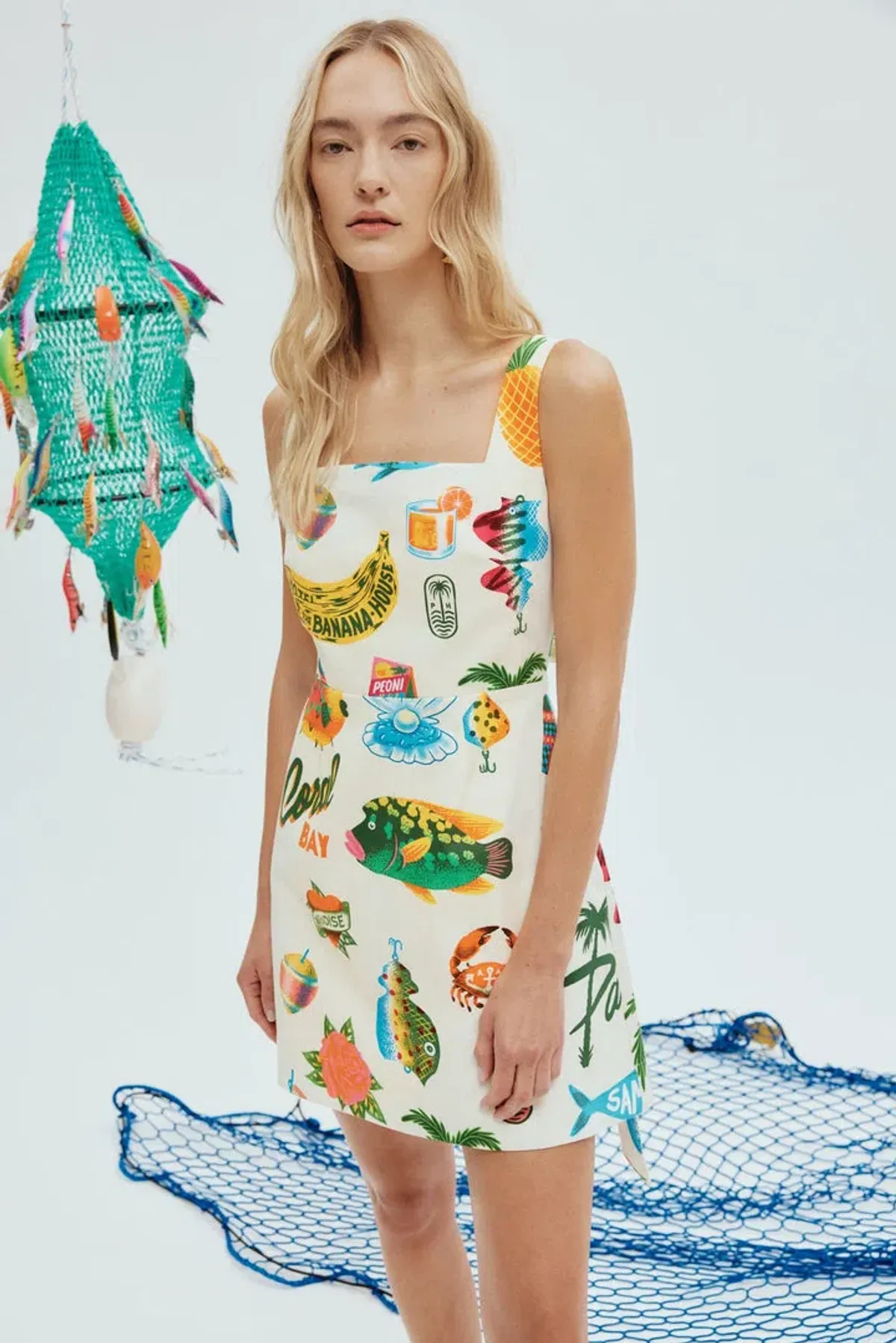 Alemais Samaki Mini Dress Print Size 8 - Image 2