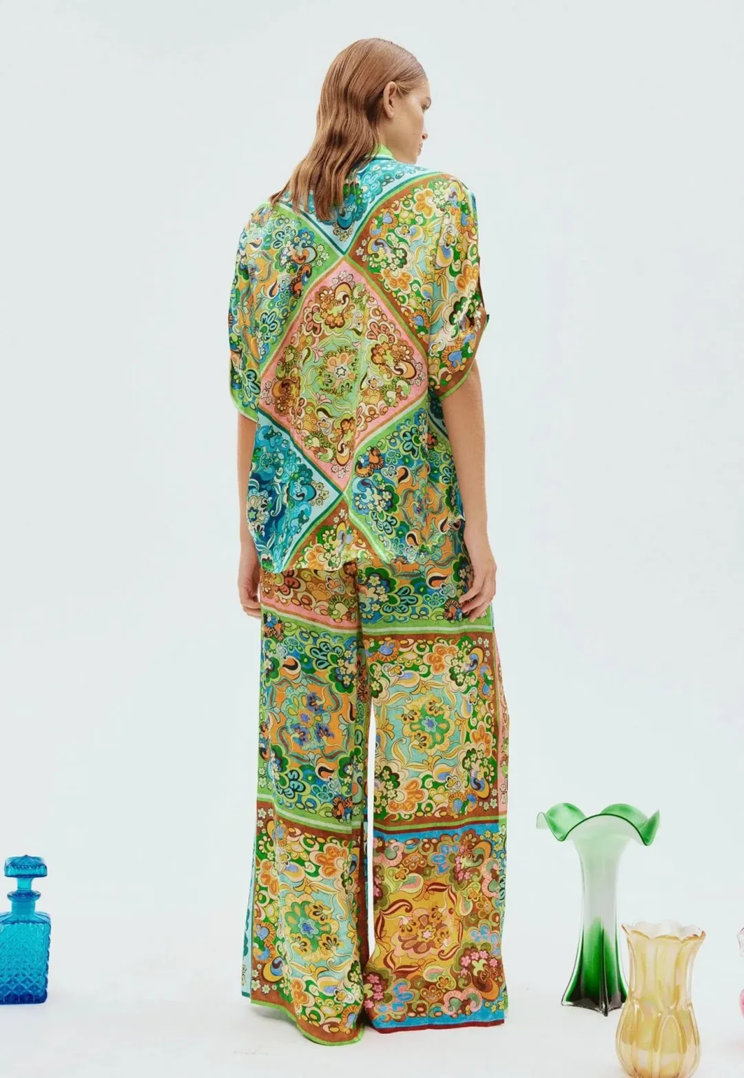 Alemais Dreamer Shirt Size 10 and Pants Size 12 Set Multi for rent on The Volte - main image