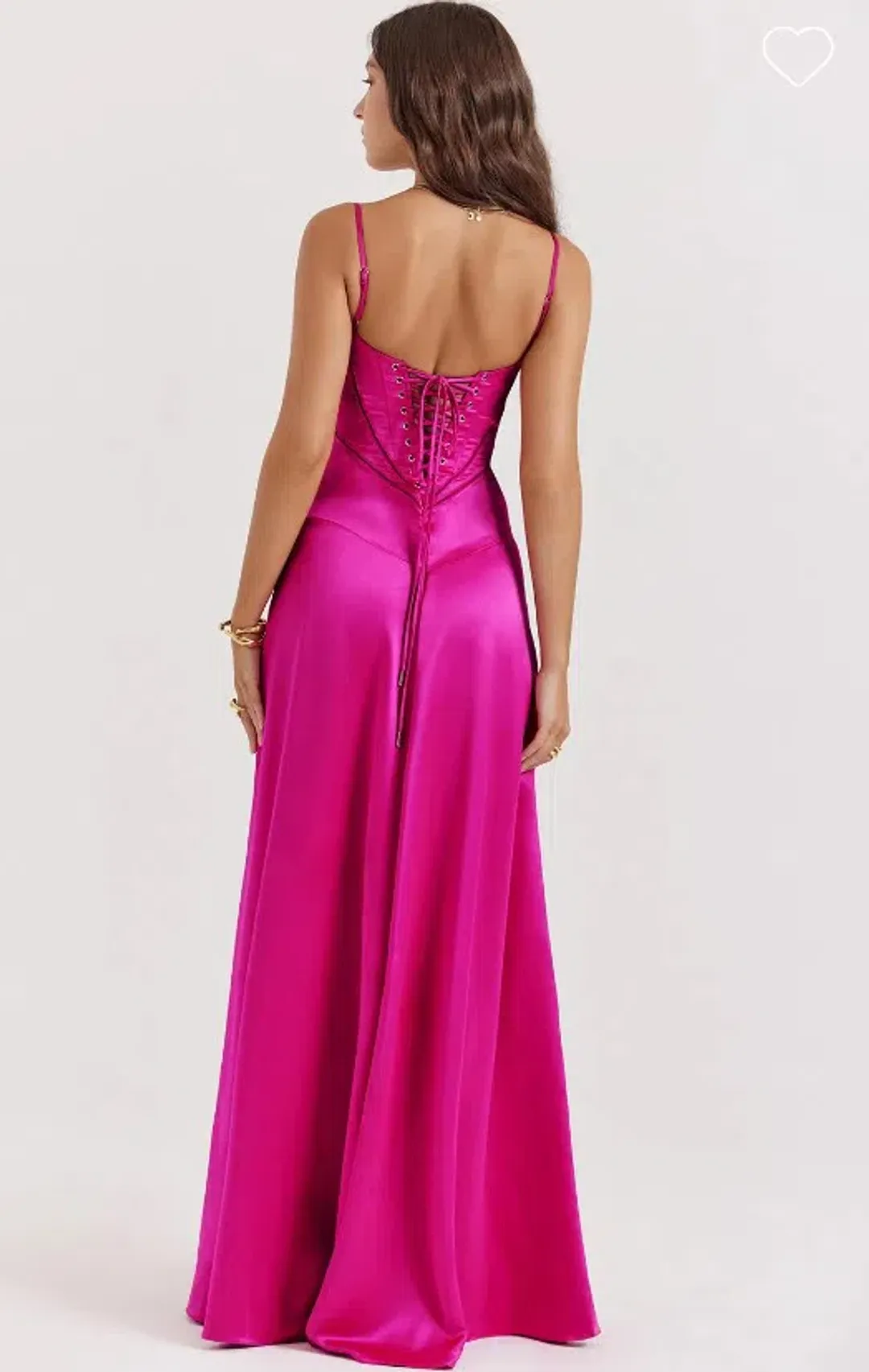 House of CB Anabella Gown Fuchsia Size L/Au 12 for rent on The Volte - main image