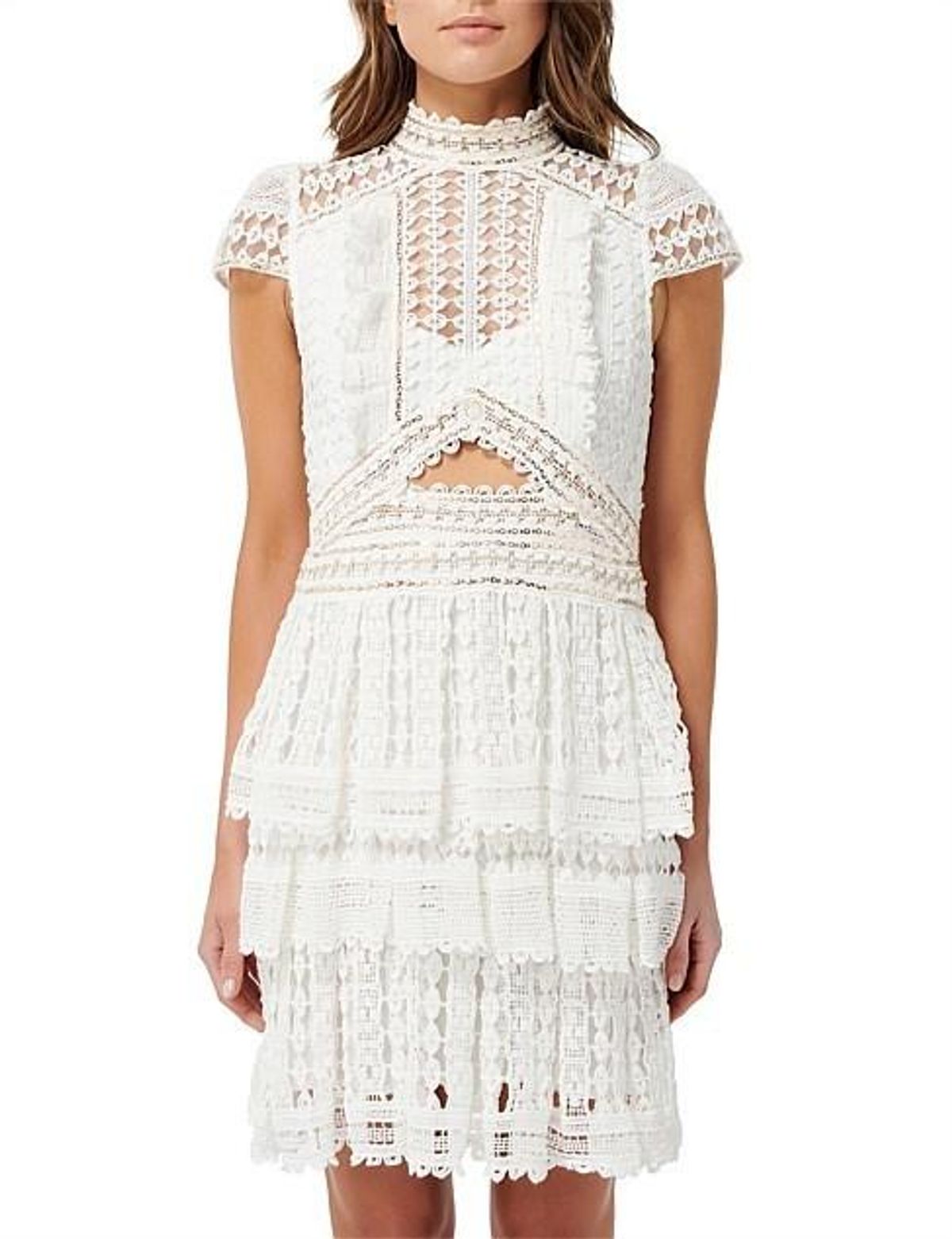 Thurley Tropic Of Capricorn Dress Ivory White Size 6 - Image 2