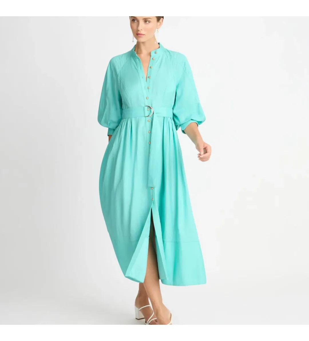 Sheike Piper Dress in Green Size 14 for rent on The Volte - main image
