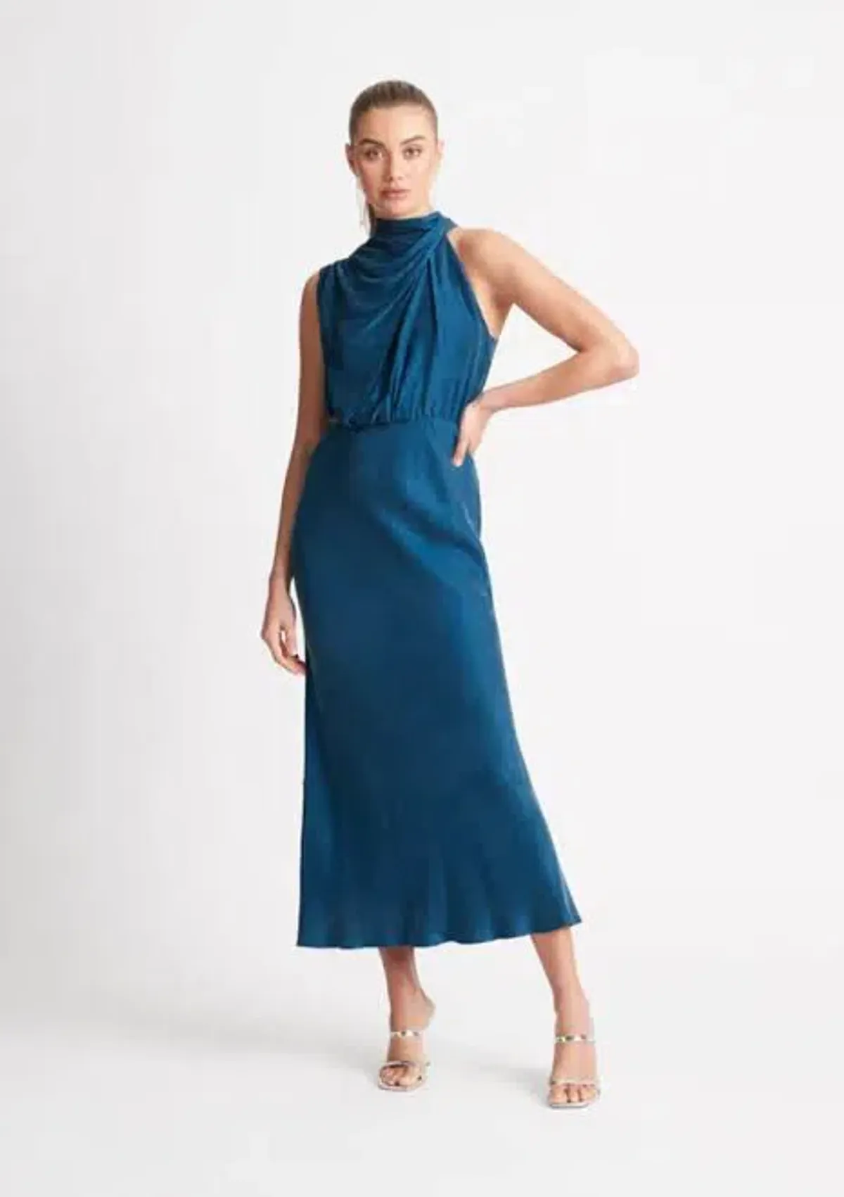 Sheike Park Ave Dress Blue Size 14 - Image 1