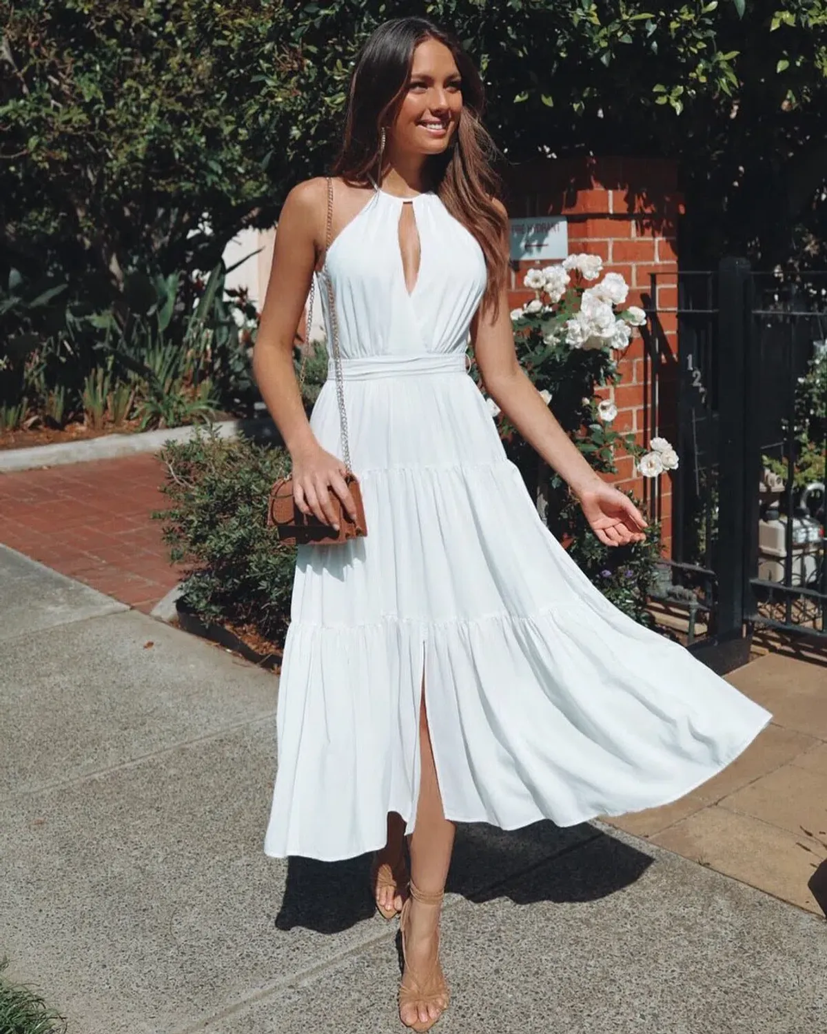 Sheike White Heat Dress White Size 16 - Image 2