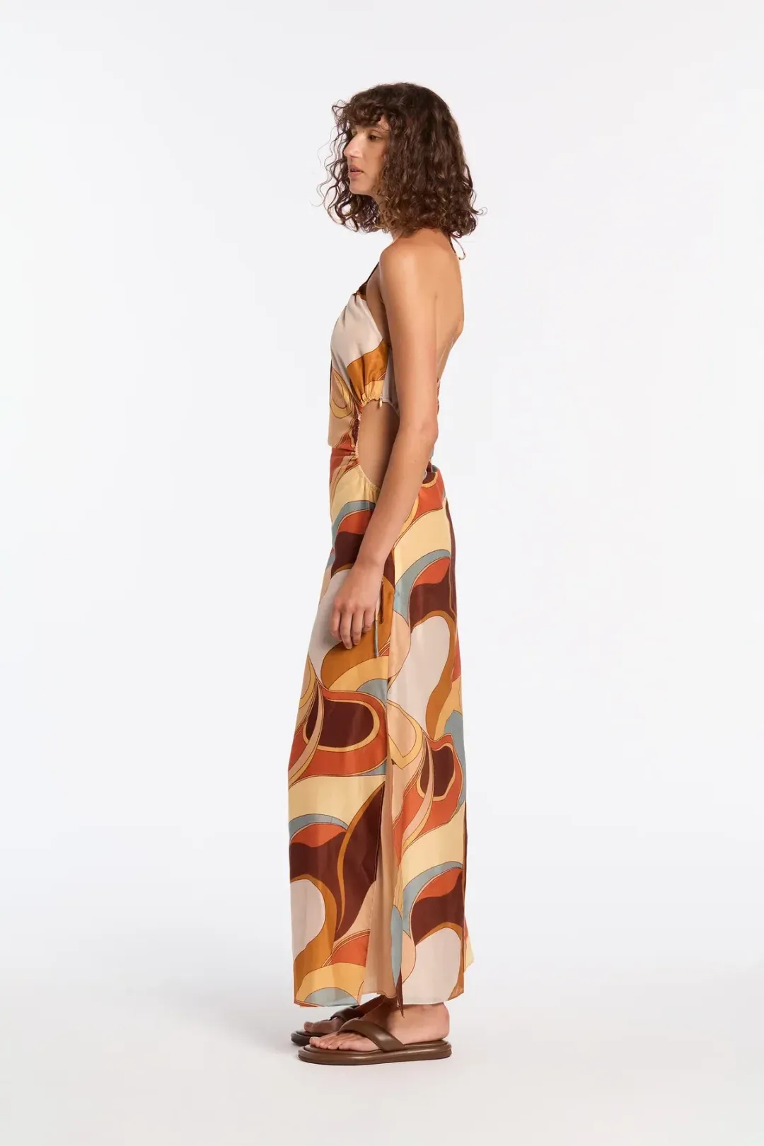 Sir The Label Vista Halter Dress Vista Print Size 6 for rent on The Volte - main image