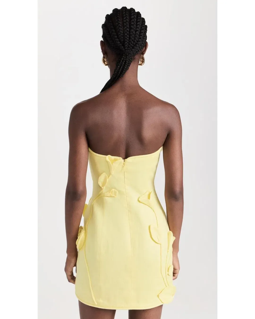Zimmermann Matchmaker Rose Mini Dress Yellow Size 1/ AU 10 for rent on The Volte - main image