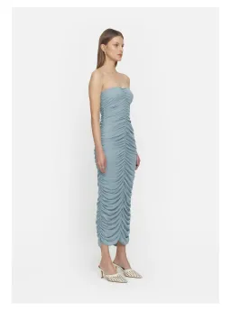 Victoria & Woods Millennia Dress Arctic Blue Size 00/ AU 6 for rent on The Volte - image 2