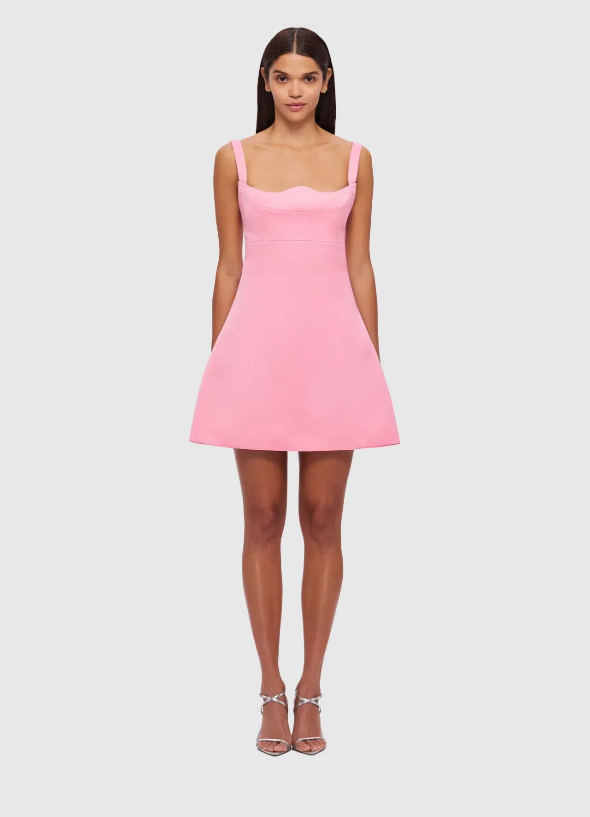 Leo Lin Jacinta Mini Dress Bubblegum Size 8 - Image 3