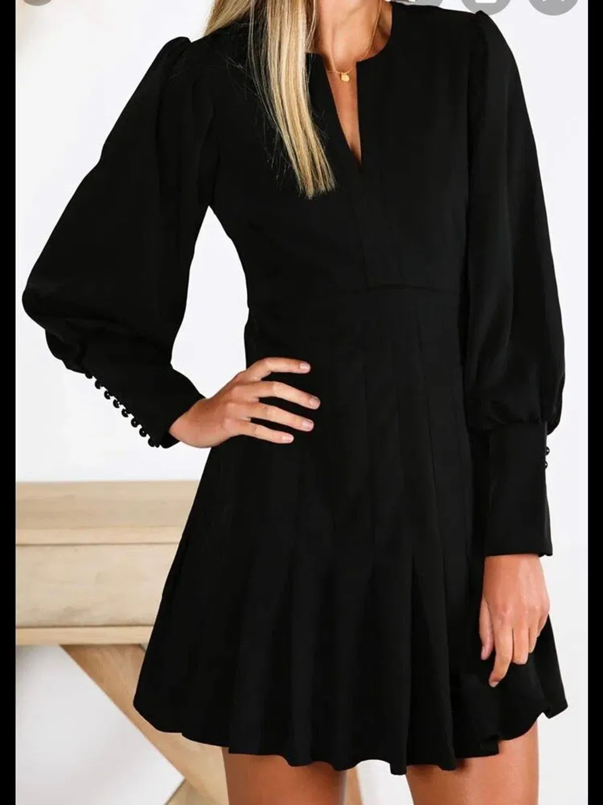 Mossman Overexposed Dress Black Size 6 - Image 1