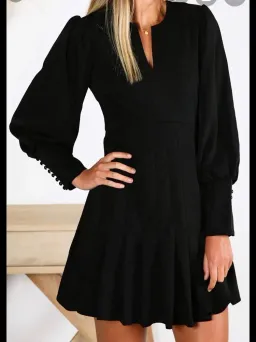 Mossman Overexposed Dress Black Size 6 for rent on The Volte - image 1
