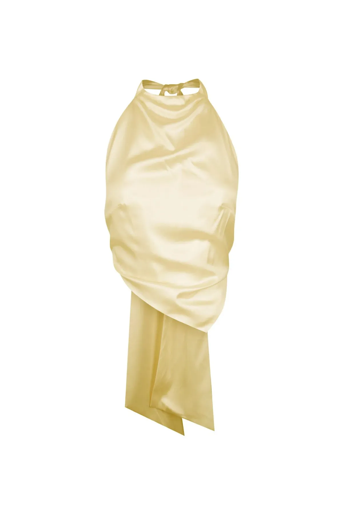 Hansen and Gratel Ives Halter Top Lemon Size 6 - Image 3