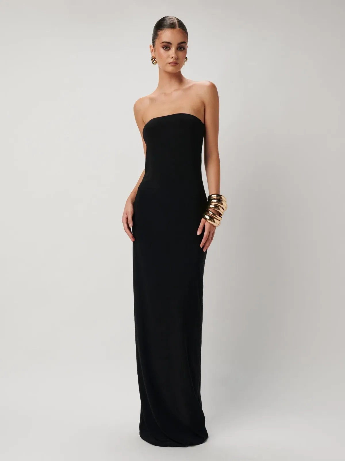 Effie Kats Danita Dress Black Size L/ Au 12 for rent on The Volte - main image