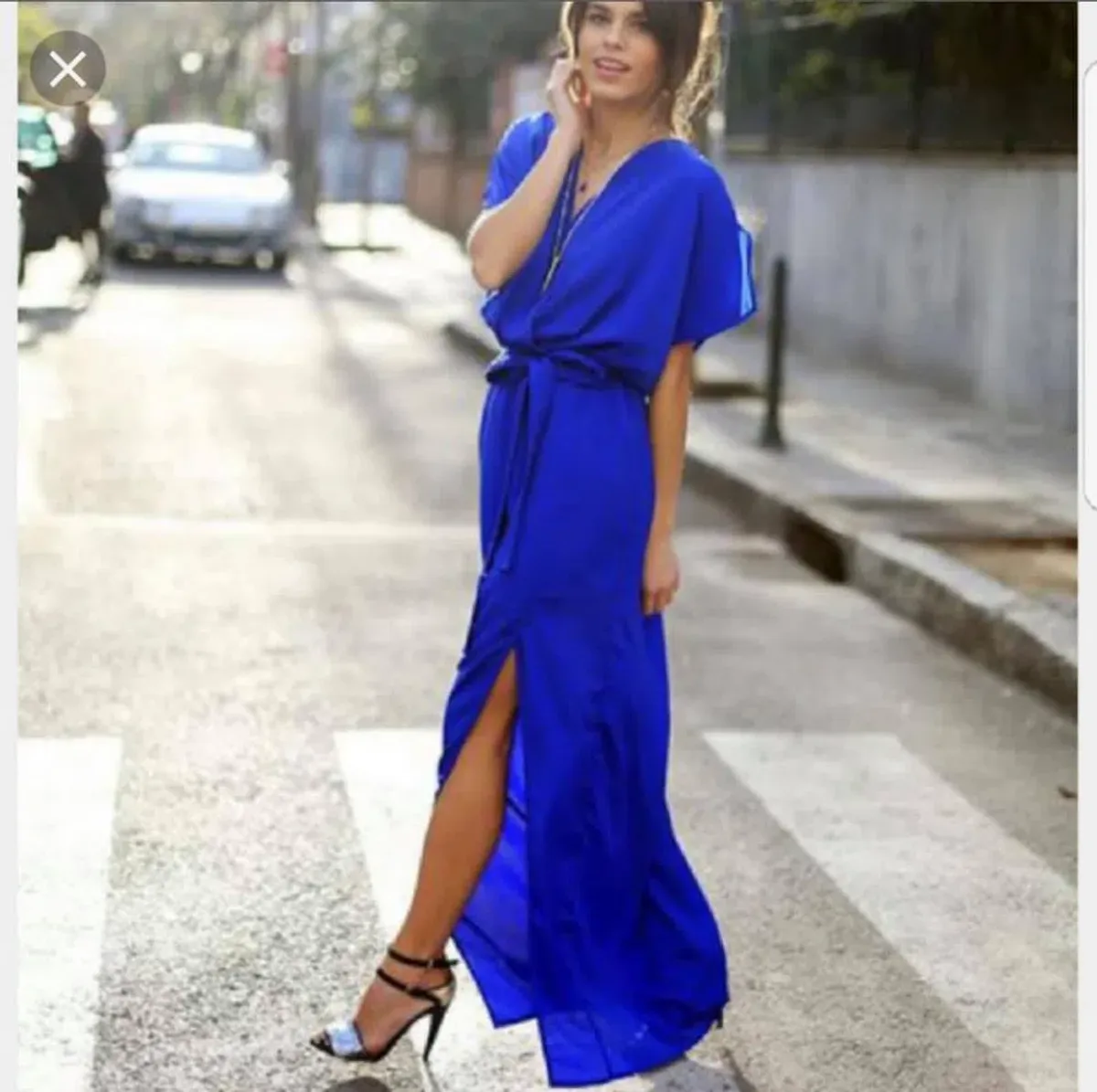 Sheike Distraction Maxi Dress in Cobalt Size 14 - Image 1