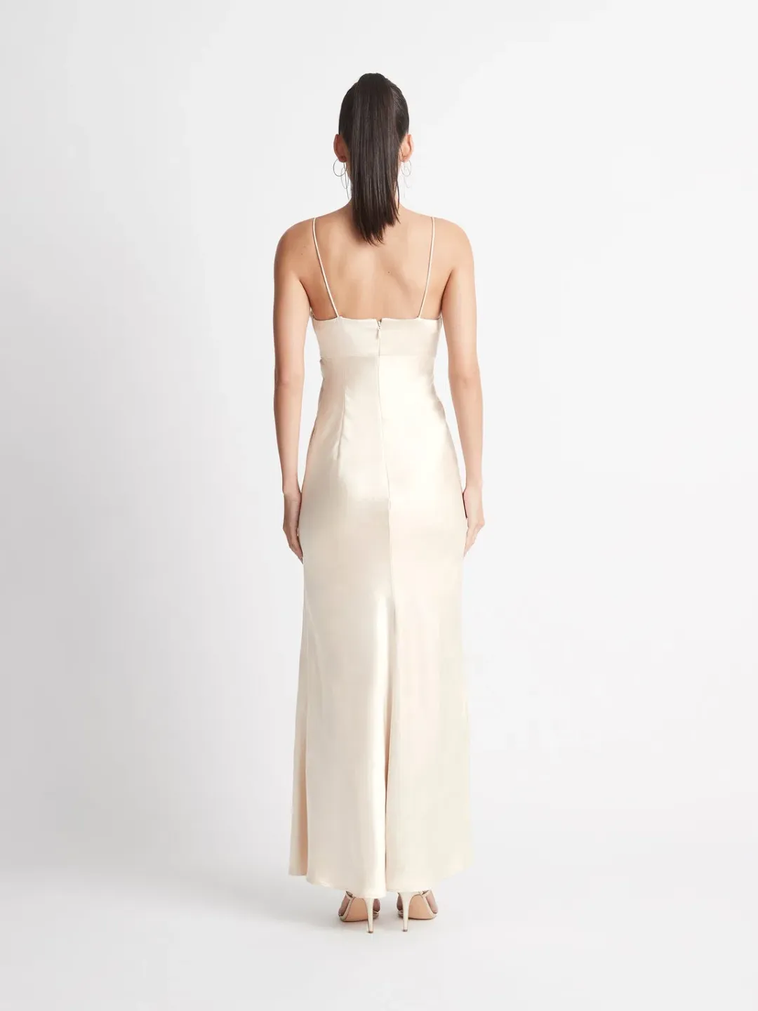 Sheike Bella Dress in Oyster Size 16 for rent on The Volte - main image