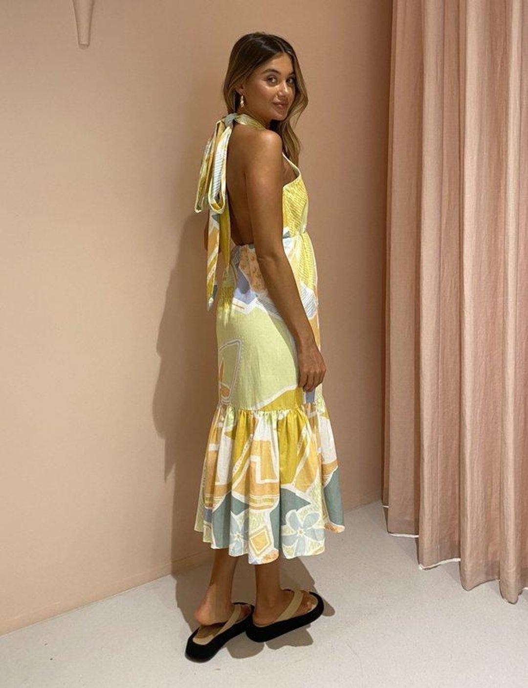Steele Sia Dress Sunset Cabana Size Small for rent on The Volte - main image