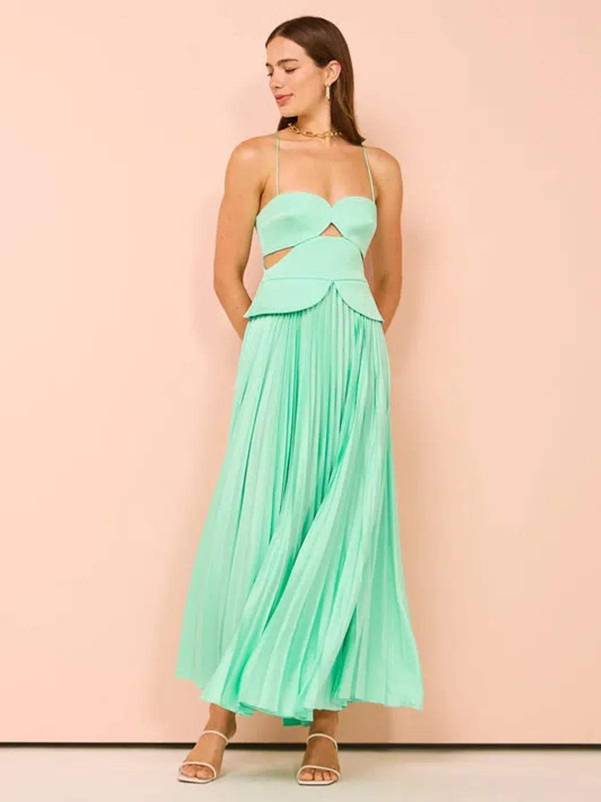 Acler Atholton Midi Dress Arctic Mint Size 10 - Image 2