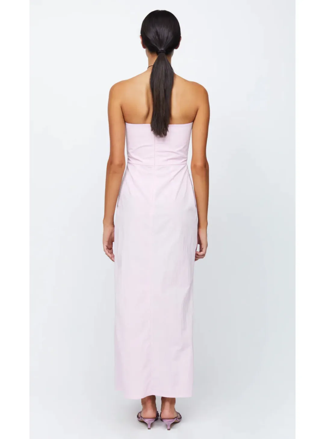 Bec & Bridge Adrianna Strapless Maxi Dress Quartz Pink Size AU 6 for rent on The Volte - main image