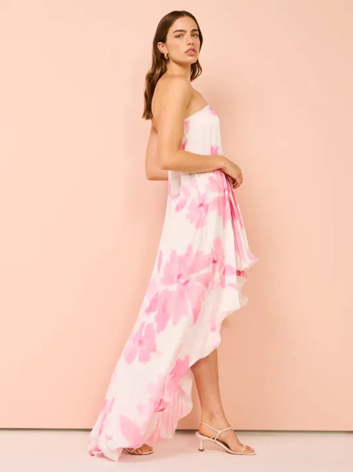 L’Idee Feminite Dress Jardin Pink Size 10 - Image 2