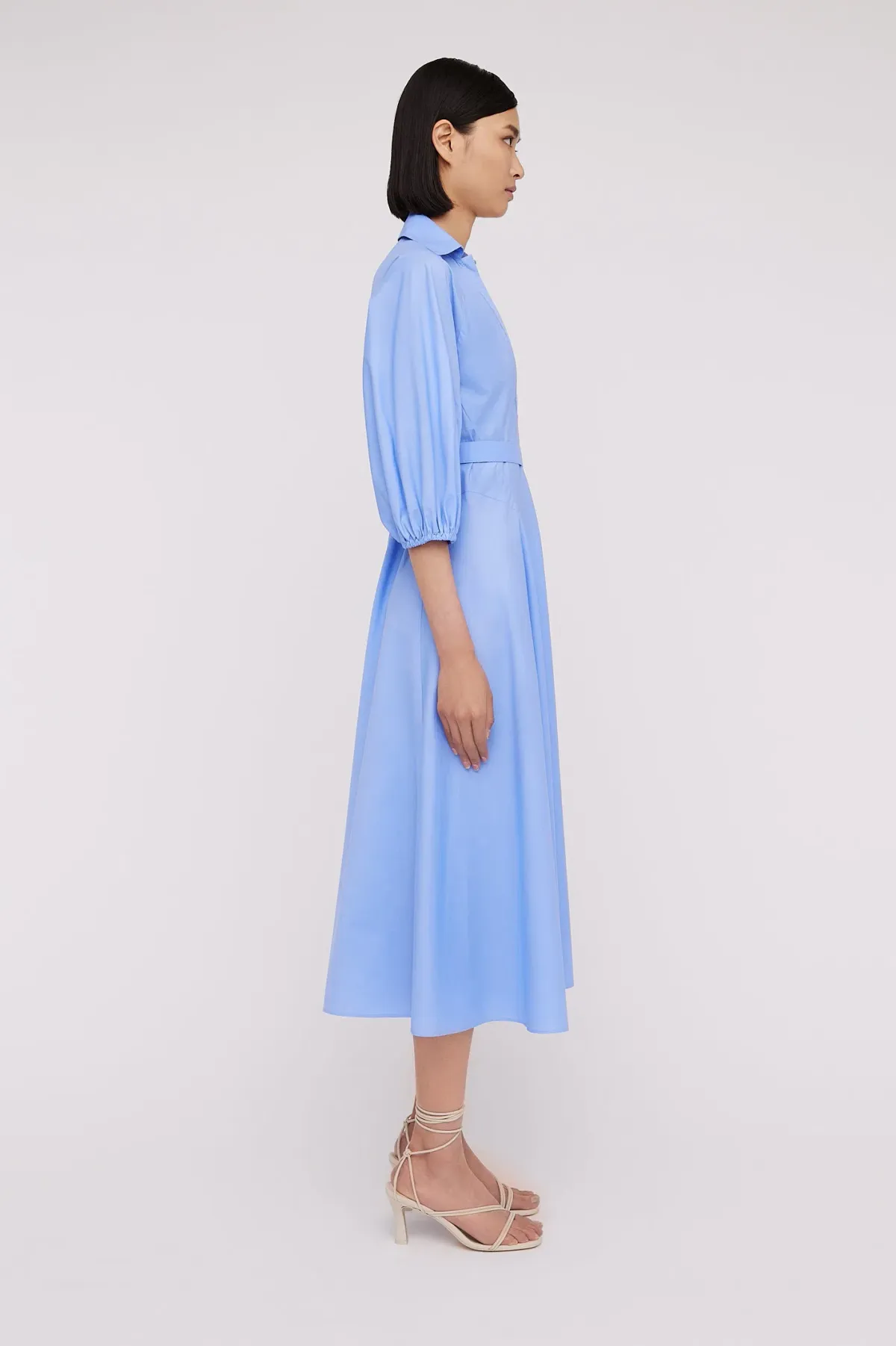 Scanlan Theodore Parachute Shirt Dress in Blue Size 10 - Image 2
