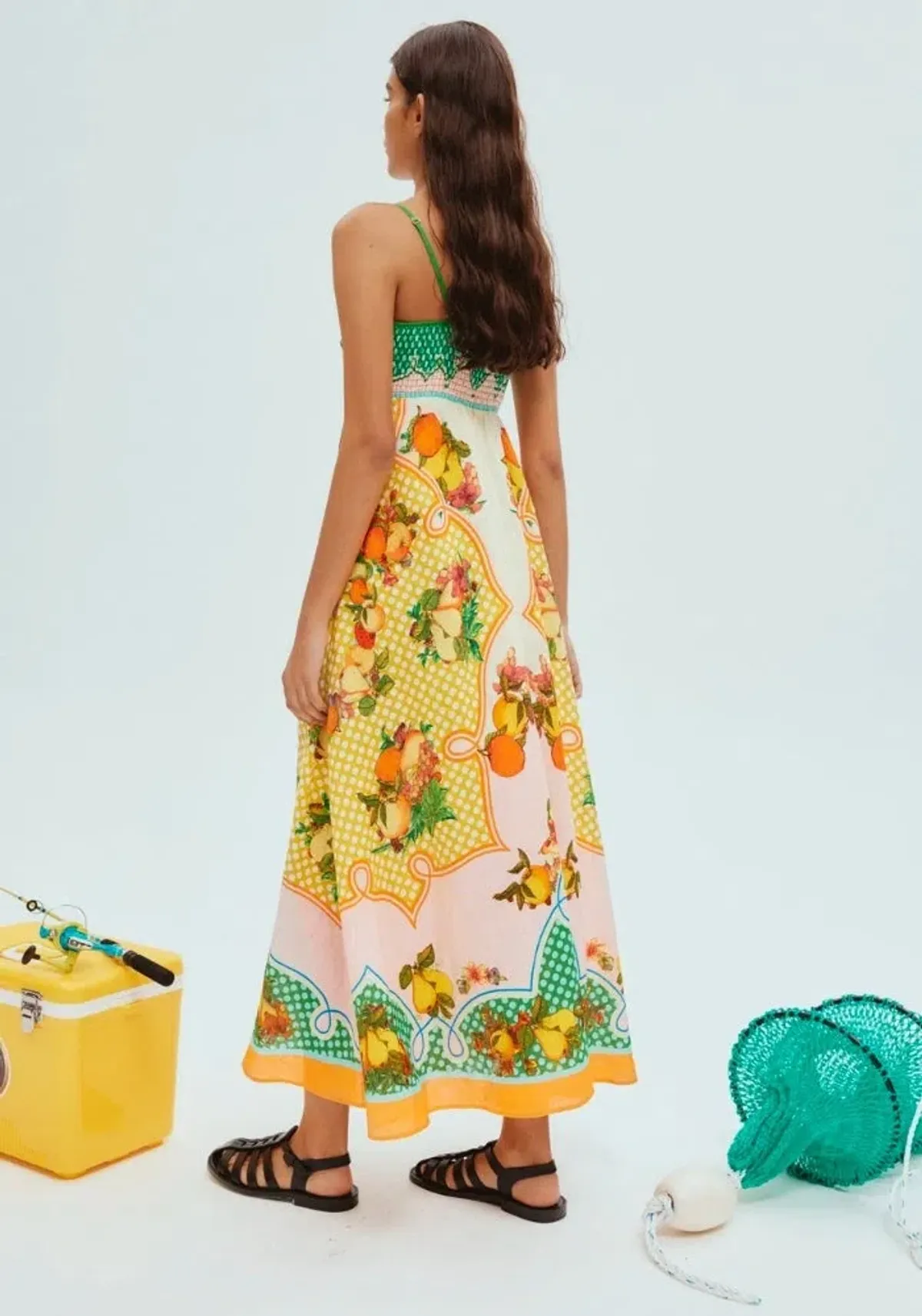 Alemais Lemonis Sundress Multi Print Size 12 - Image 2