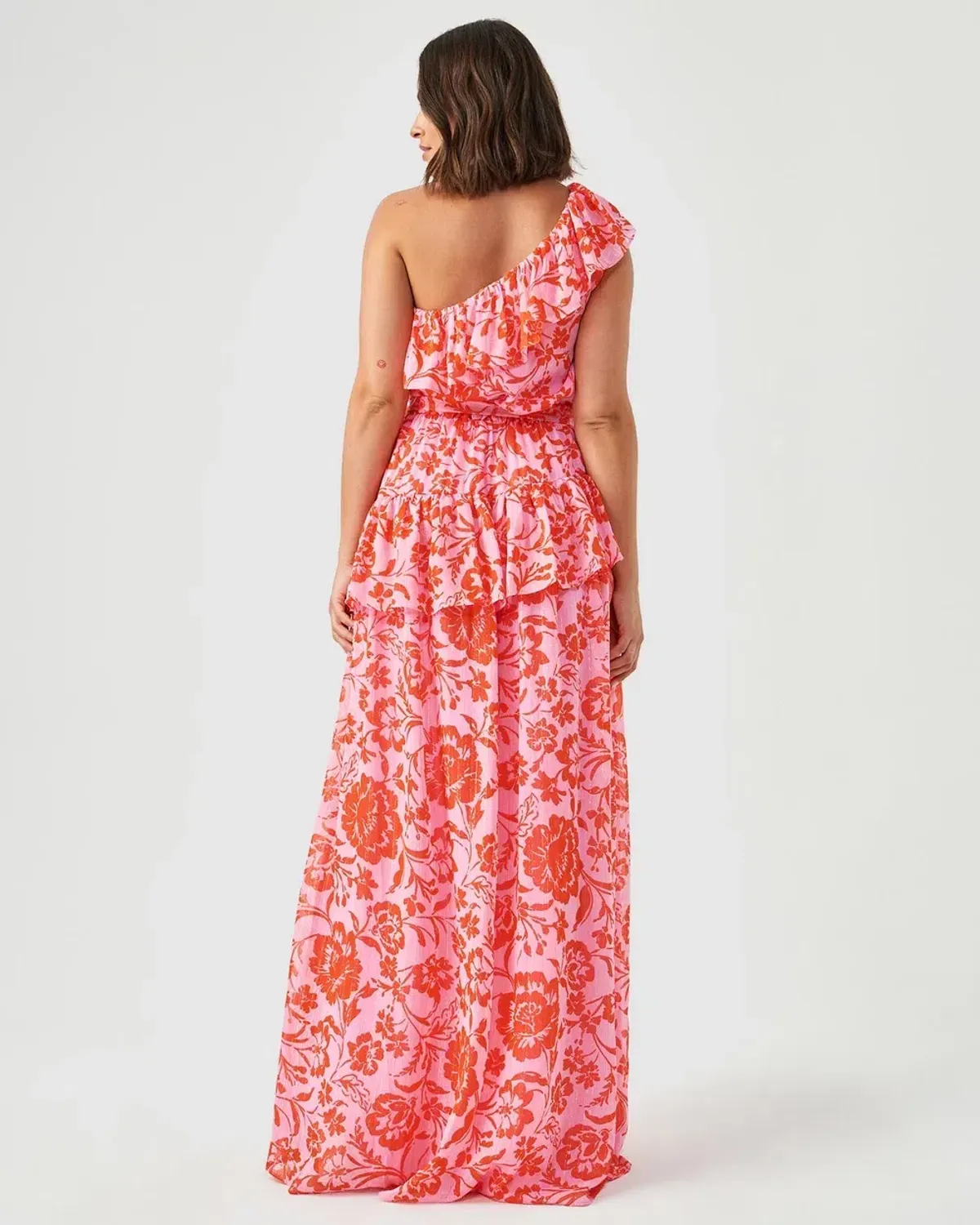 Tussah Odessa Maxi Dress Pink/Red Floral Size 12 - Image 3
