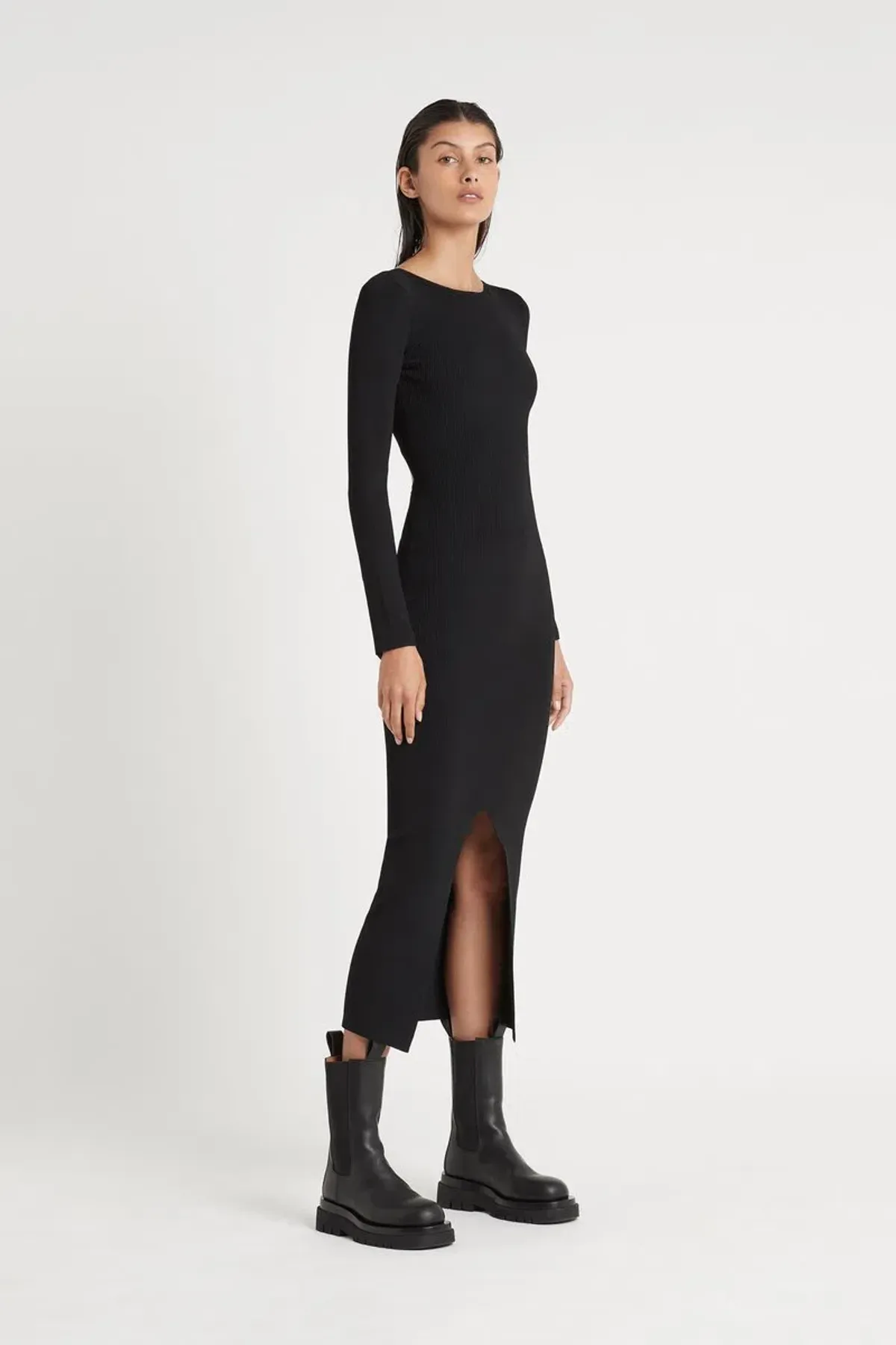 Sir The Label Celle Reversible Dress in Black Size 0 / AU 6 - Image 2