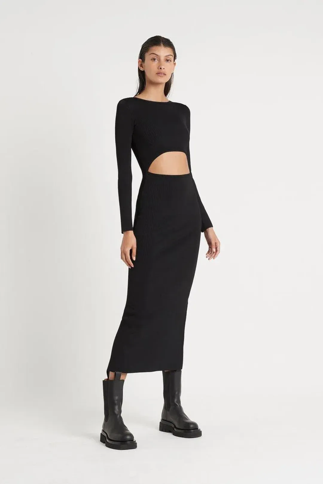 Sir The Label Celle Reversible Dress in Black Size 0 / AU 6 for rent on The Volte - main image