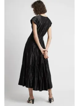 Aje Serendipity Reflection Midi Dress in Black Size AU 16 for rent on The Volte - image 3