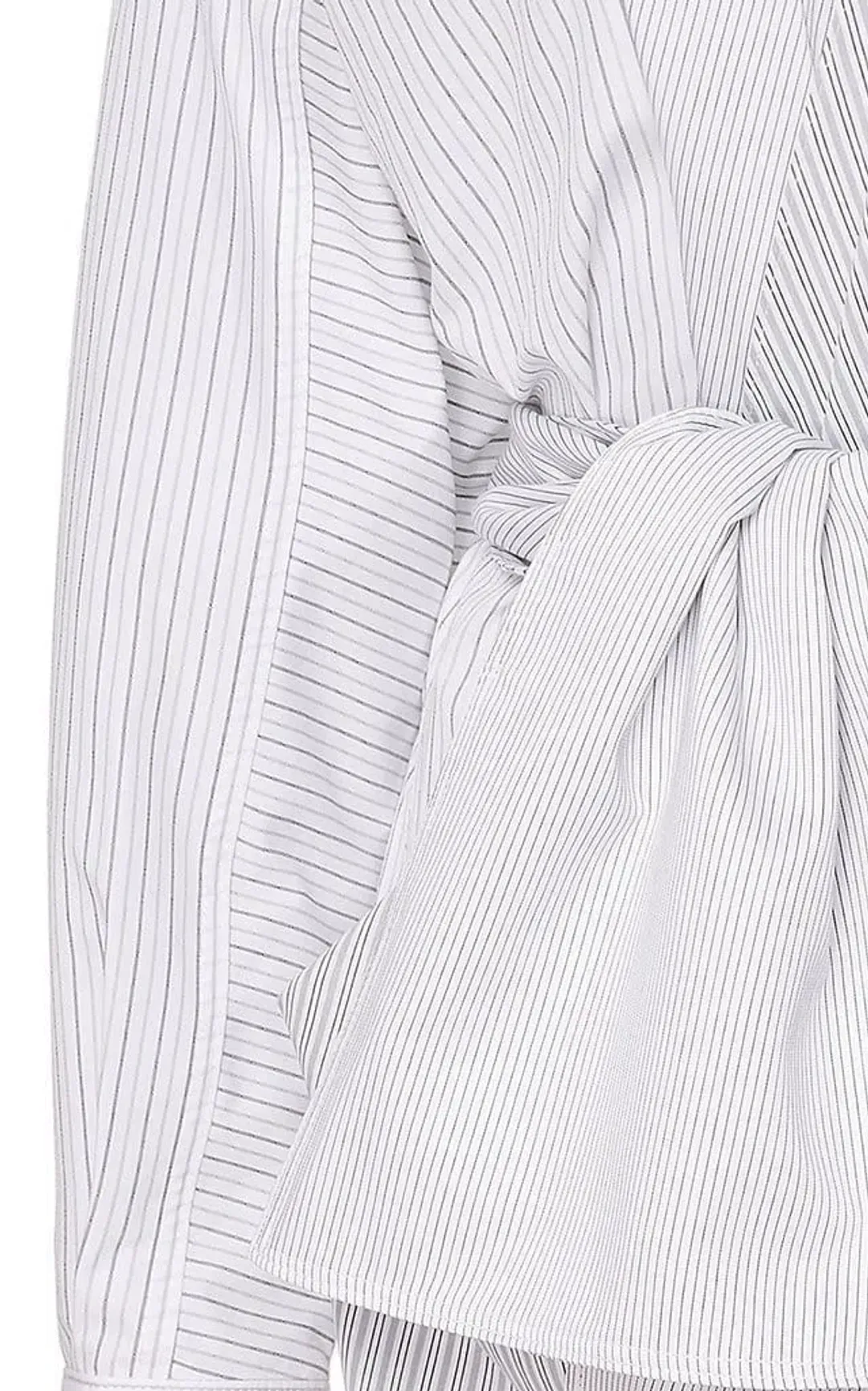 Acler Lincoln Style Dress Grey Striped Size AU 6 for rent on The Volte - main image