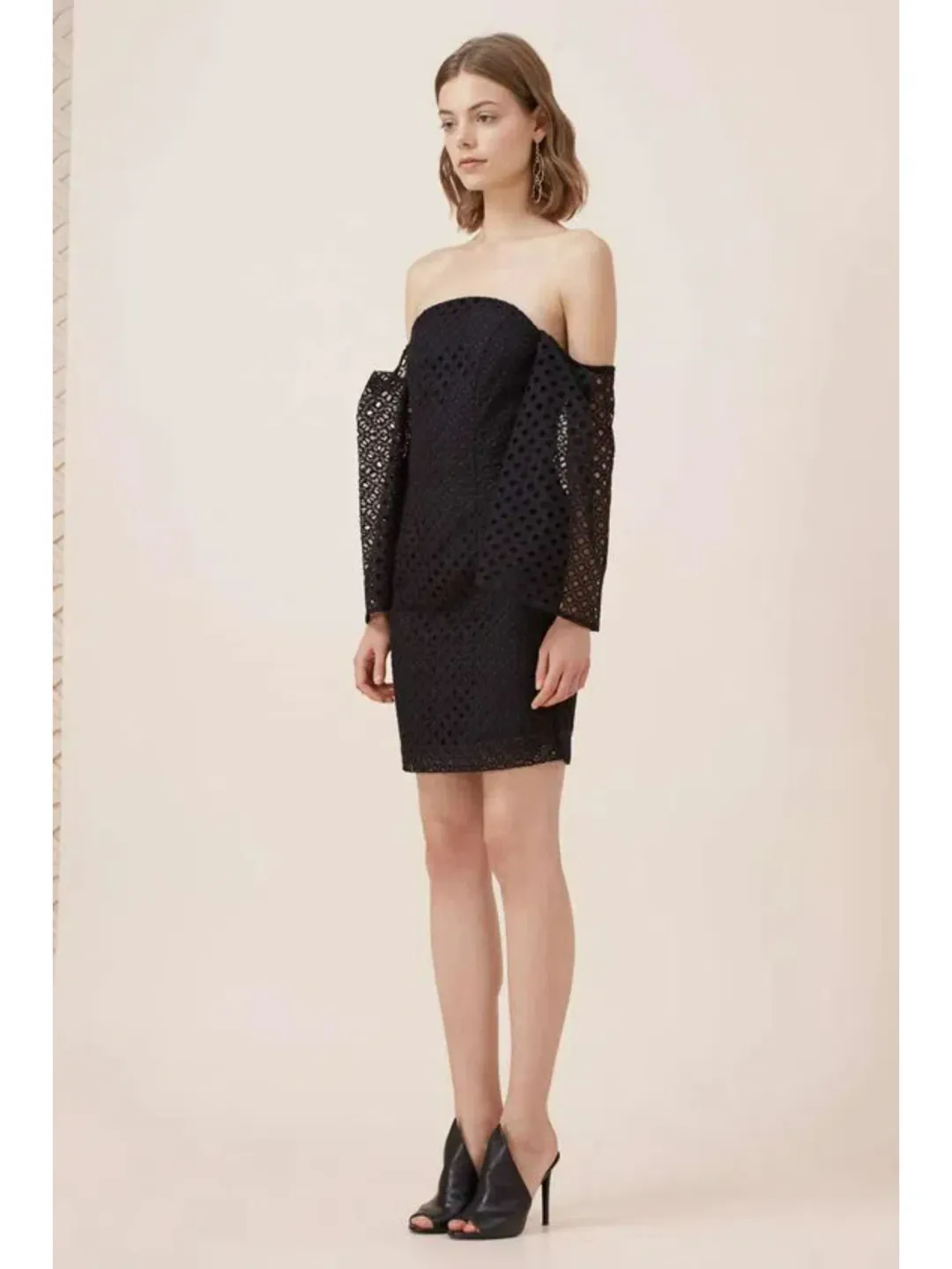 Keepsake Last Dance Mini Dress Black Size XS / AU 6 for rent on The Volte - main image